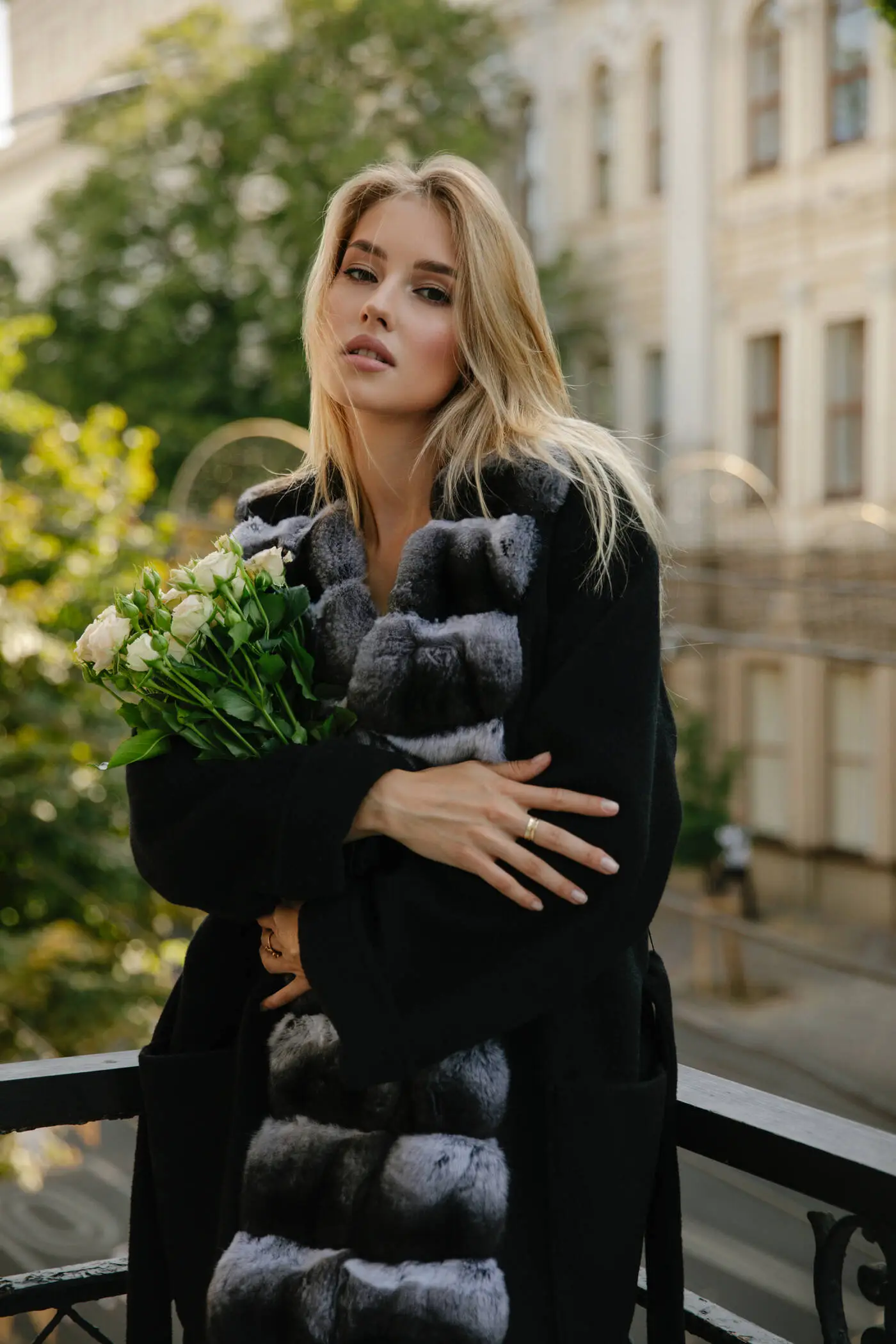 Кашемировое пальто Loro Piana с мехом шиншиллы